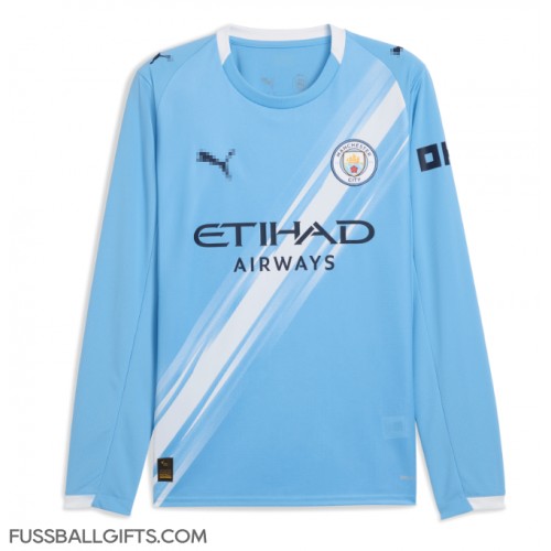 Manchester City Fußballbekleidung Heimtrikot 2025-26 Langarm